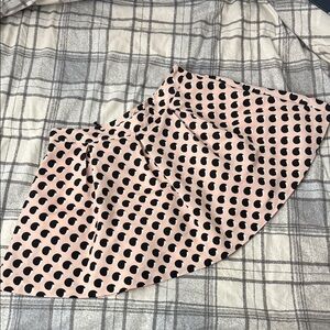 Forever 21 Pink and Black Skater Skirt
